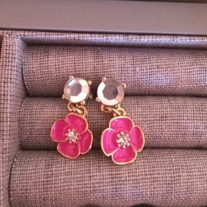 Kate spade flower earrings