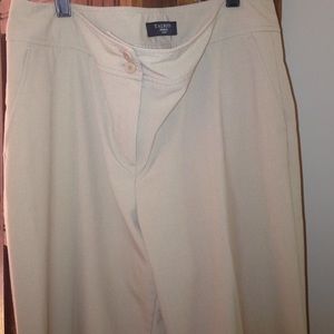 Talbots 14 petite dress slacks in a khaki color.