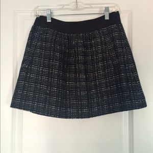 Wool mini skirt