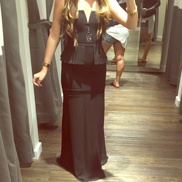 BCBG MaxAzria Black Strapless Dress- Brand New!