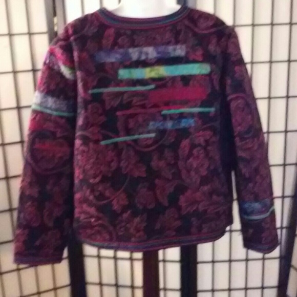 Multi color quilted jacket - Picture 3 of 4