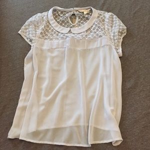 LC Lauren Conrad Heather Top and scarf bundle