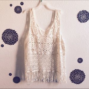 Crochet Fringe Top