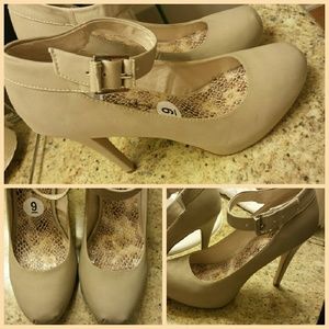 Nude/Taupe Heels