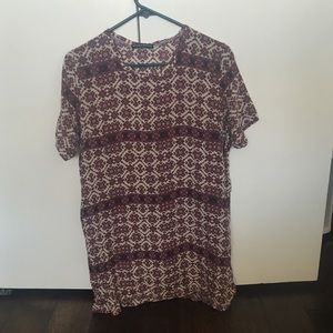 RARE Brandy Melville Aztec Printed Tshirt Dress
