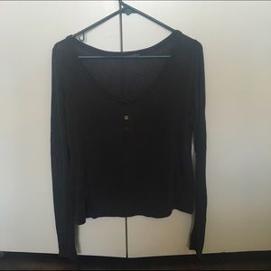 Brandy Melville Button-Up Long Sleeve