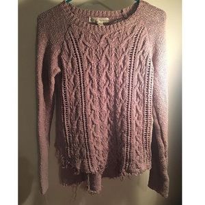 Blush colored sweater
