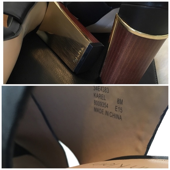 ❗LAST PAIR! SALE❗ CK Cross Strap Slingback Sandals - Picture 3 of 4