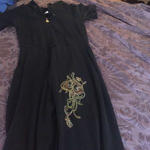 Dereon Hooded Capri one piece.