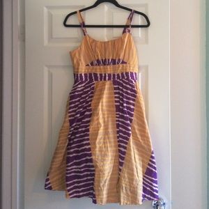 Anthropologie colorful dress