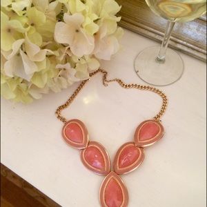 Peach boutique necklace