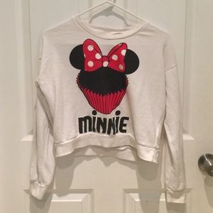 Minnie Mouse Crop Sweater