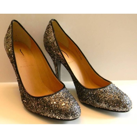 J Crew Mona Glitter Pumps