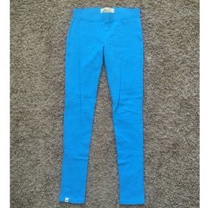 Blue Hollister leggings
