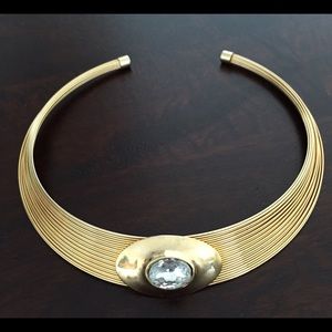 Gold colored choker