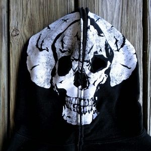 Skeleton Hoodie With Mask + Gloves
