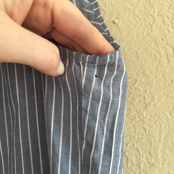 LOFT Tuxedo Pinstriped Shell - Picture 3 of 4