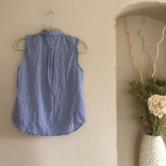 LOFT Tuxedo Pinstriped Shell - Picture 4 of 4