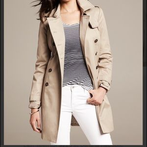 Banana republic trench coat in beige
