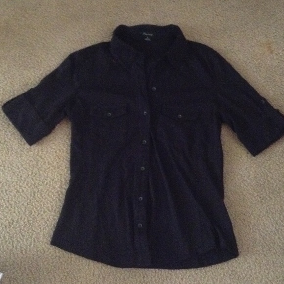 Black button up. - Picture 1 of 4