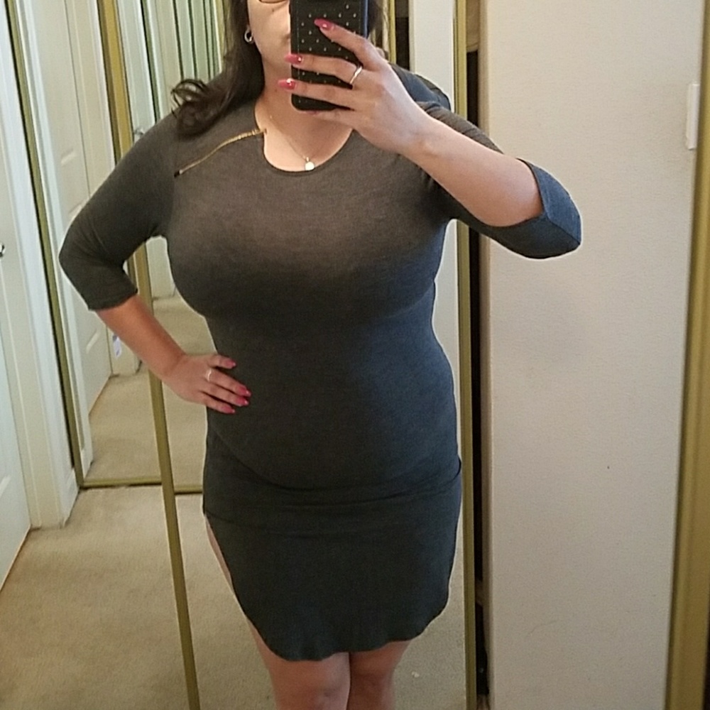 Gray dress