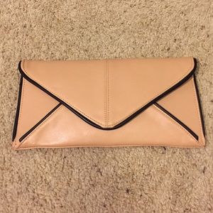 Nude Envelope Clutch / Shoulder Bag