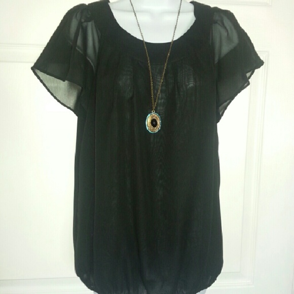 FRED DAVID DRESSY BLOUSE