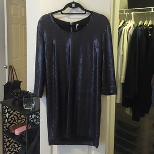 This dress has only been worn once