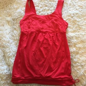 Red Lululemon Tank size 6