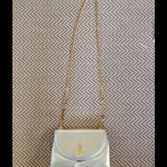 VTG PALOMA PICASSO Metallic Kisses Shoulder Bag - Picture 1 of 4