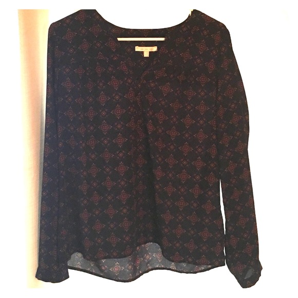 SOLD LOCALLY! Navy blue blouse