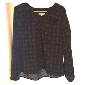 SOLD LOCALLY! Navy blue blouse