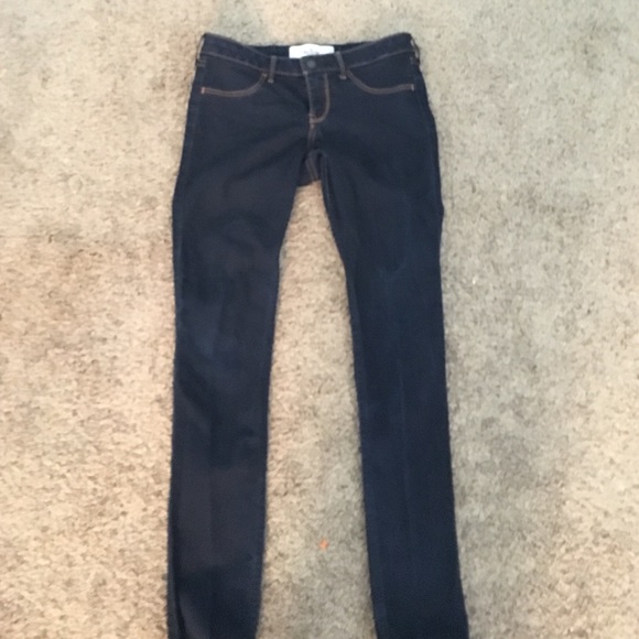 Dark denim skinny jeans