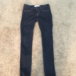 Dark denim skinny jeans