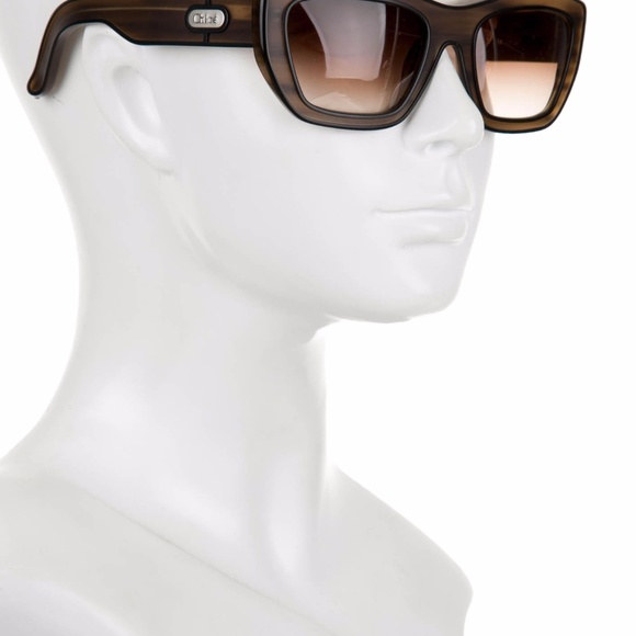New Authentic Chloe Sunglasses W Box, Case & Cards - Picture 7 of 7
