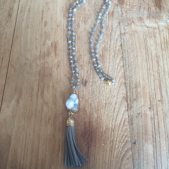 precious stone necklace