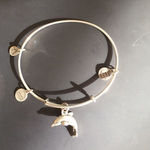 Alex & Ani silver dolphin bracelet