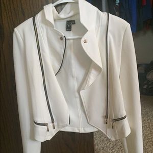 White blazer