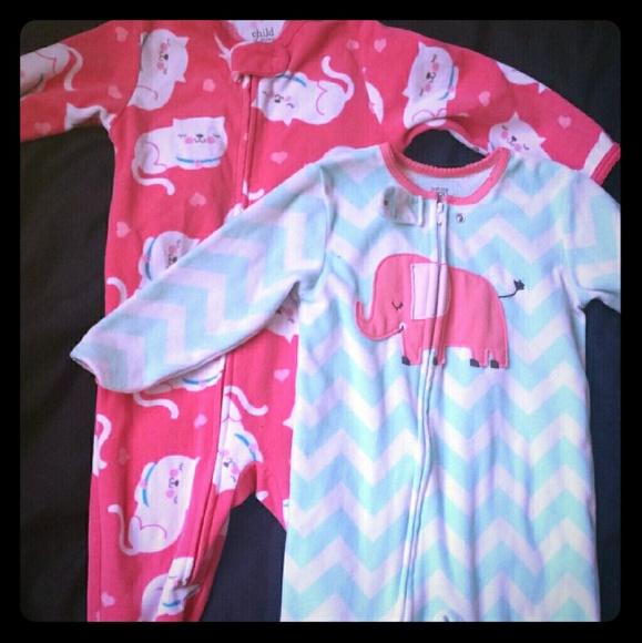 18 month Girl footed PJ'S