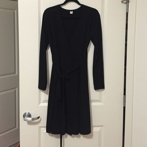 Long Sleeve Wrap Dress