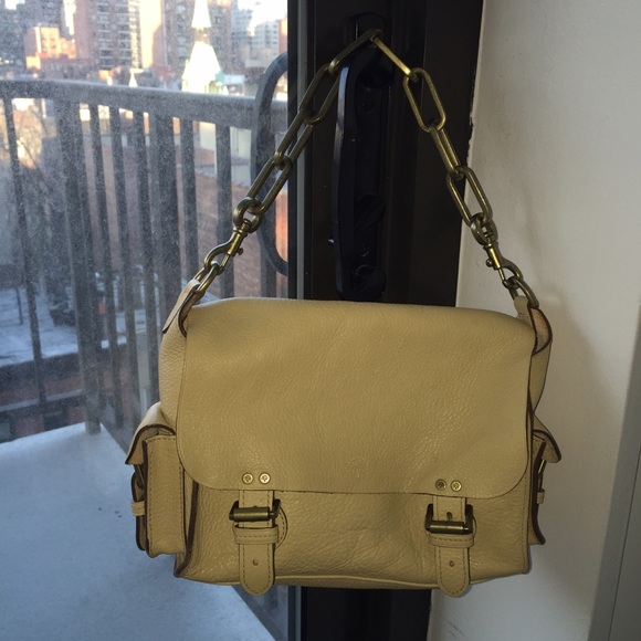 Authentic Mulberry Darwin leather utility multi pocket cargo handbag!