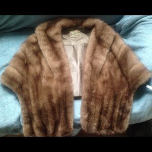 Genuine Fur Vintage Shall