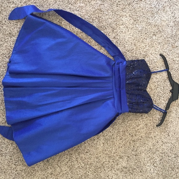 Black sequin homecoming dress