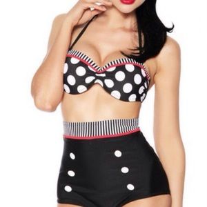 Pin Up Style High-Waisted Bikini *NWOT*