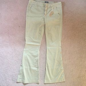 Khaki Flare Pants