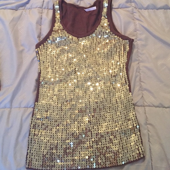 Sequin tank top!