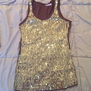 Sequin tank top!