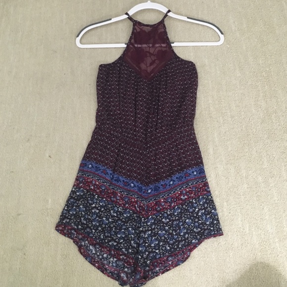 Tillys Full Tilt patterned romper