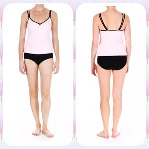 + Light Pink O-Ring Tankini! NEW!