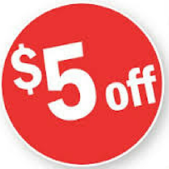 GET $5 off all clothing